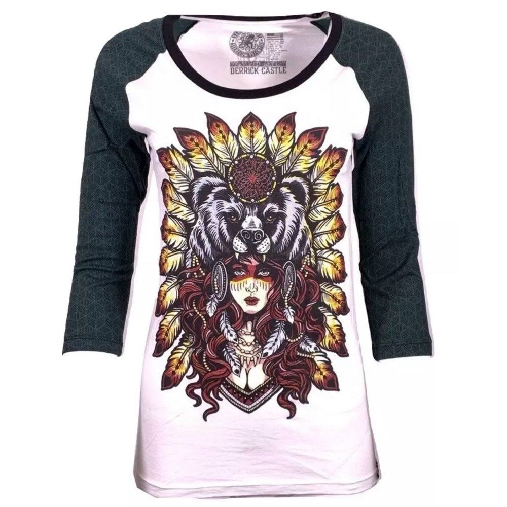 SECRET ARTIST by AFFLICTION Women's T-Shirt L/S